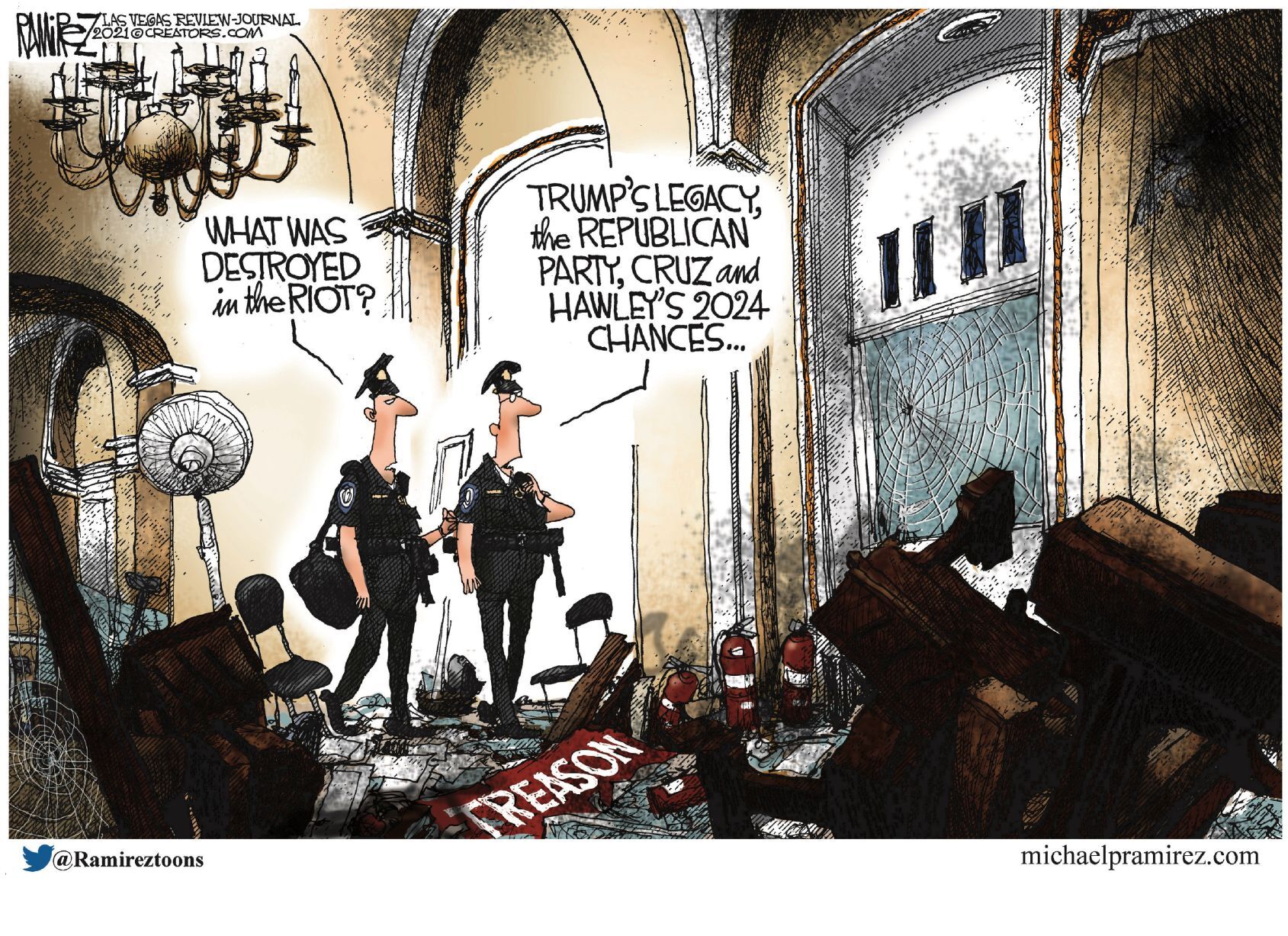 Michael Ramirez cartoon 1/11